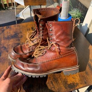 Red Wing Shoes Chestnut Leather Boots